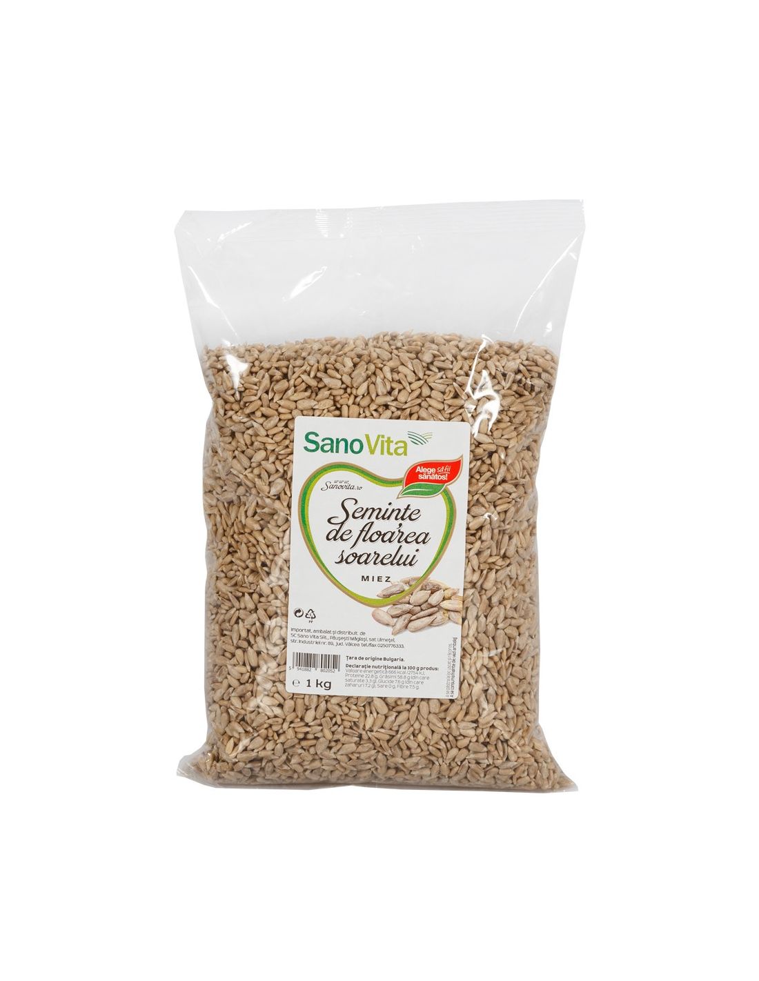 semințe de floarea soarelui
1 kg