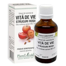 Extract din seminţe de Viță de vie - Vitis viniferae semen MG=D1, 50 ml