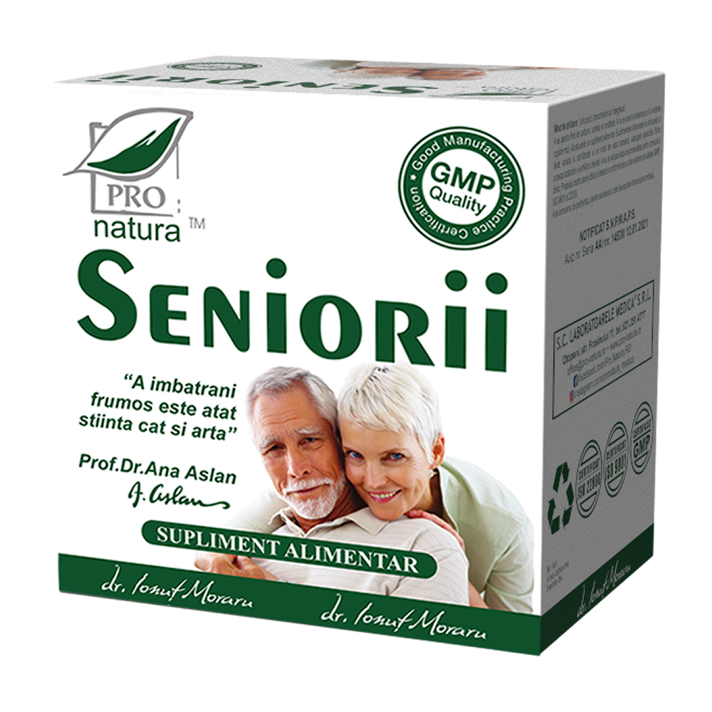 Seniorii 30 plicuri/cutie