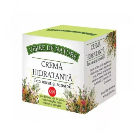 Crema hidratanta pentru ten uscat si sensibil cu unt de Shea 50 ml, Manicos