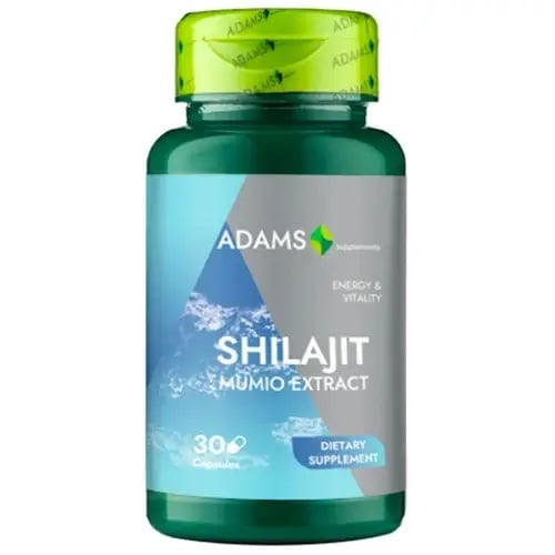 Shilajit 400mg 30 cps, extract mineral natural – Adams