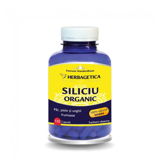 Siliciu Organic Herbagetica 120 Capsule