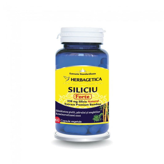Siliciu Forte Herbagetica 60 capsule
