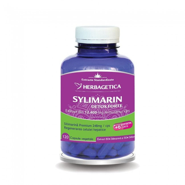 Sylimarin Detox Forte Herbagetica 120 Capsule