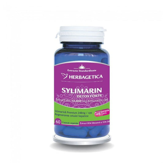Sylimarin Detox Forte Herbagetica 60 Capsule