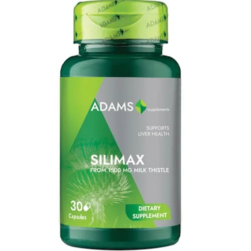 Silimax 1500mg cu silimarină, Adams Vision