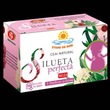 Silueta perfectă 1 – purificare și drenaj, M123, ceai la plic