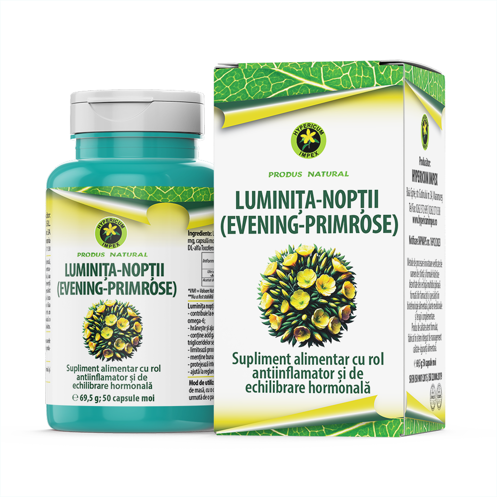 Capsule Luminița-nopții (Evening-Primrose)