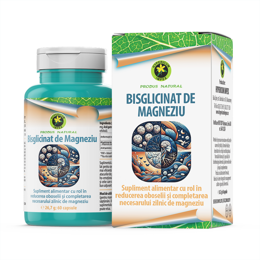Capsule Bisglicinat de Magneziu
