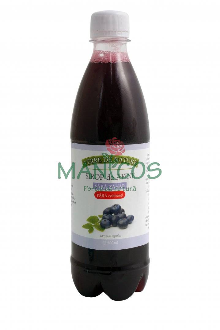 Sirop de afine fara zahar 500 ml