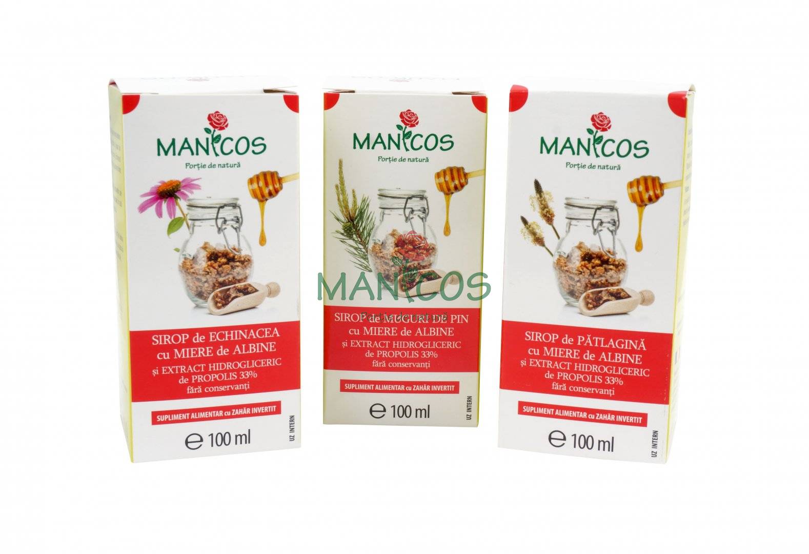 Sirop de echinacea cu miere si propolis 100 ml
