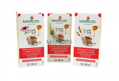 Sirop de echinacea cu miere si propolis 100 ml