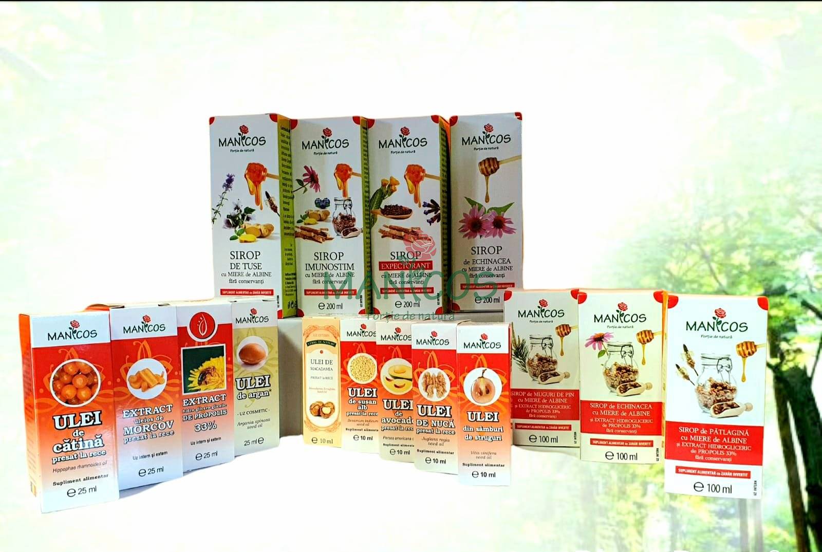 Sirop de echinacea cu miere si propolis 100 ml