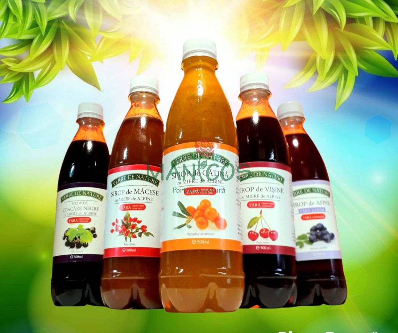 Sirop de macese cu miere 500 ml