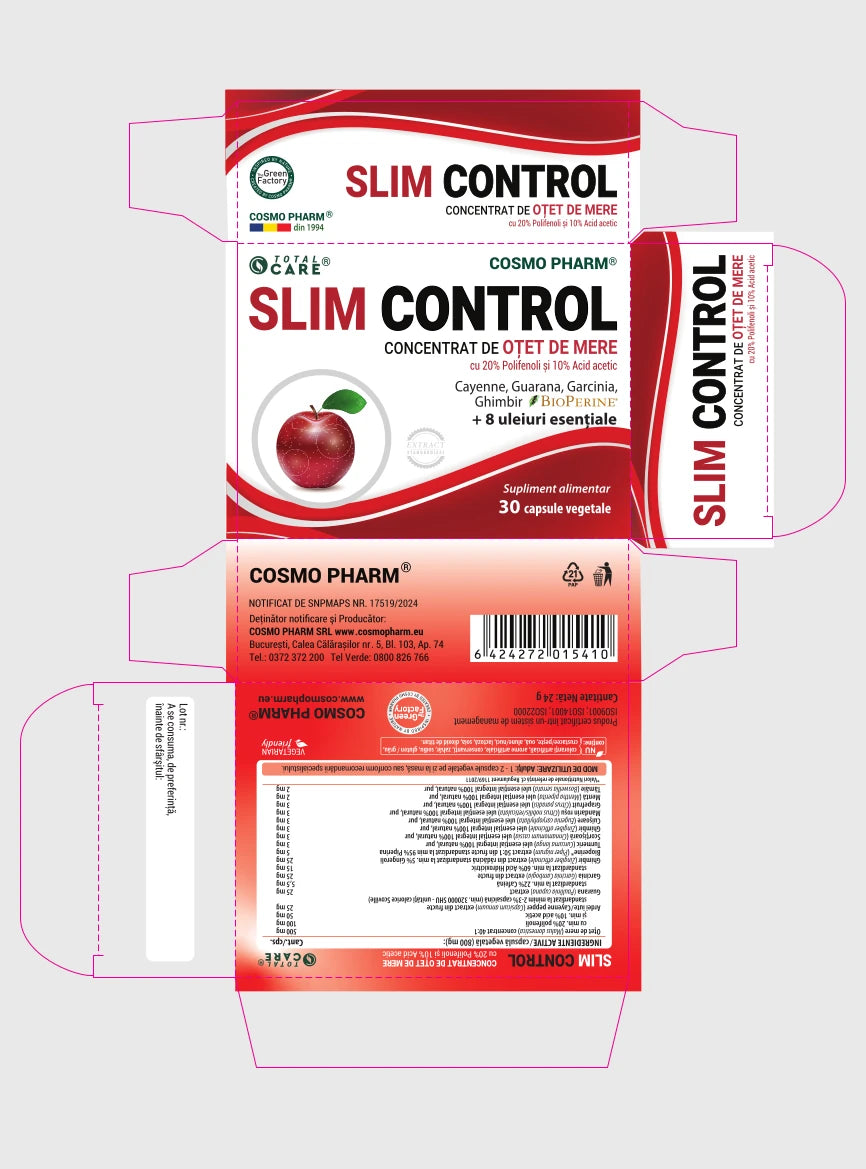SLIM CONTROL – Concentrat cu Oțet de mere