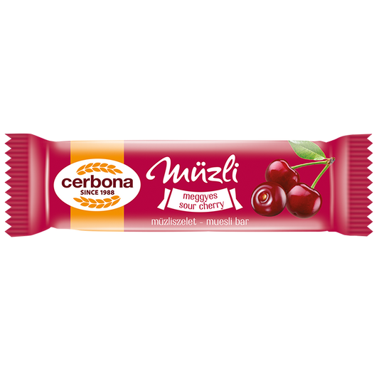 Baton musli cu vișine