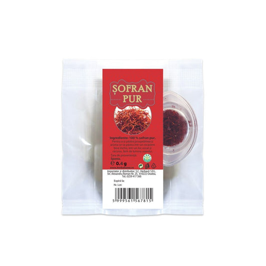 Șofran Pur 0.4g – Herbal Sana