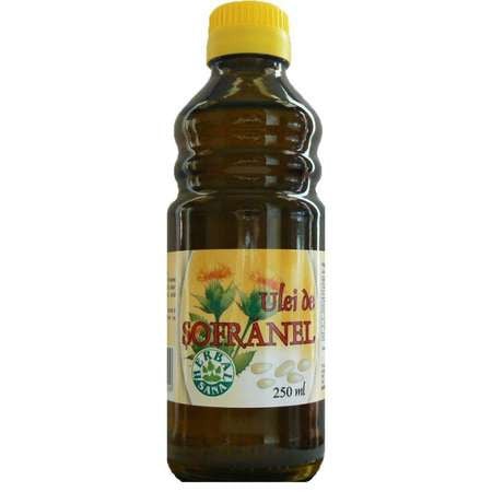 Ulei de Sofranel presat la rece, uz intern și extern, 250ml, Herbal Sana