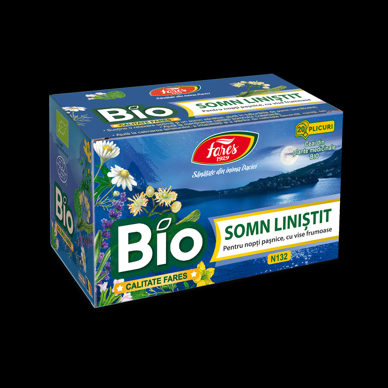 Somn liniștit bio, N132, ceai la plic