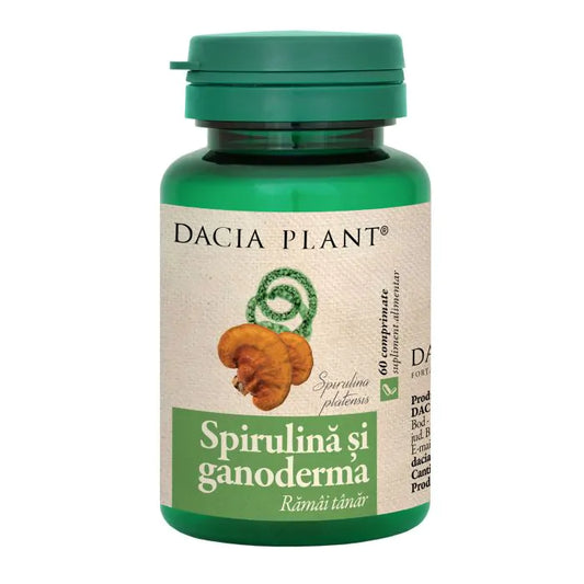 Spirulina si Ganoderma comprimate