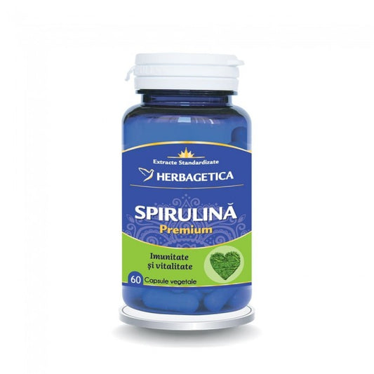Spirulina Premium Herbagetica 60 Capsule