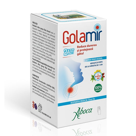 Golamir 2ACT Fără Alcool Aboca – Comfort pentru întreaga familie