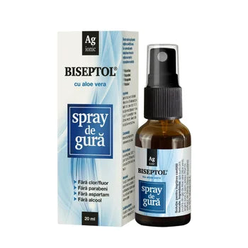 Spray de gura cu Aloe Vera Biseptol, 20 ml, Dacia Plant
