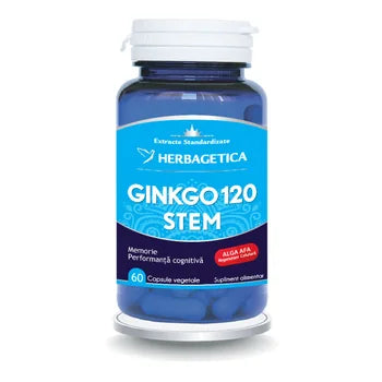 Ginkgo 120 Stem, 60 capsule, Herbagetica