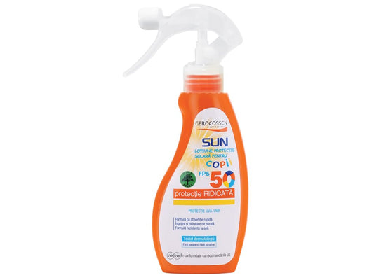 Spray protectie solara pentru copii SPF 50 Gerocossen Sun 200 ml
