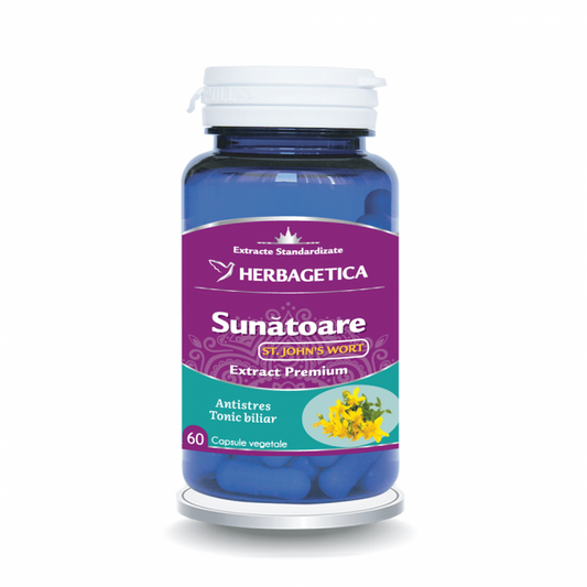 Sunatoare St. John Wort Herbagetica 60 Capsule