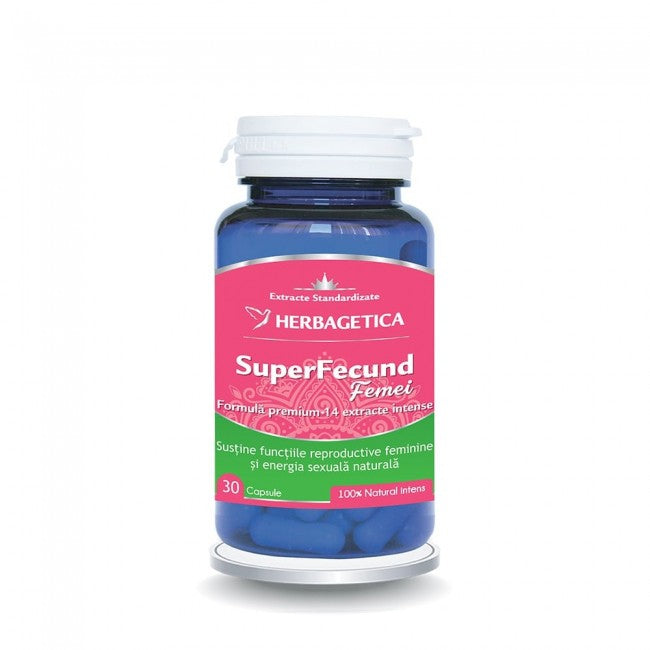 Superfecund Femei Herbagetica 30 Capsule