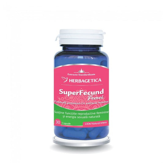 Superfecund Femei Herbagetica 30 Capsule