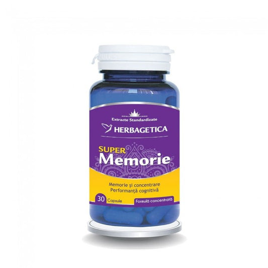 Super Memorie Herbagetica 30 Capsule