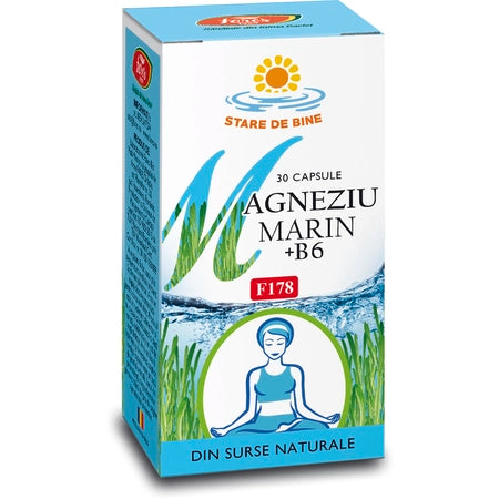 Magneziu marin + B6, F178, 30 capsule, Fares