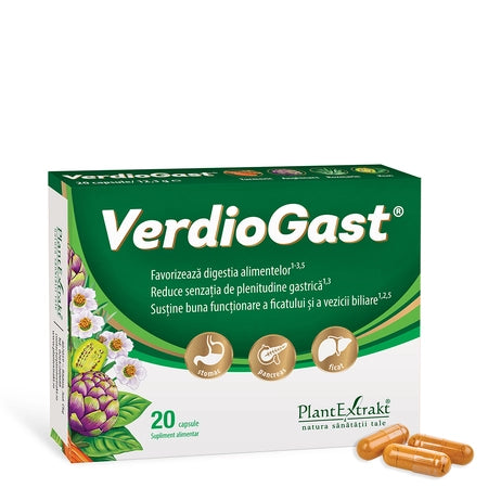 VerdioGast, 20 capsule, PlantExtrakt