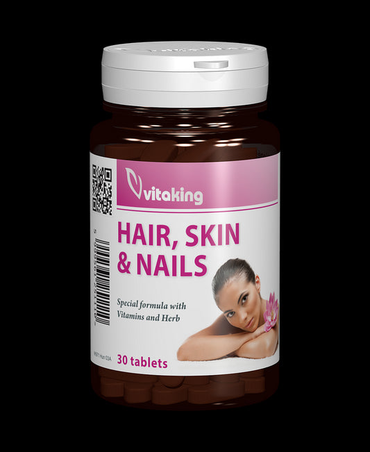 Supliment natural pentru par, piele si unghii - 30 comprimate