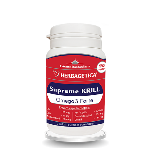 Supreme KRILL Omega3 Forte Herbagetica 30 Capsule