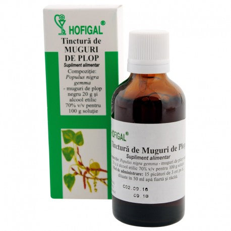 Tinctura de muguri de plop - 50 ml