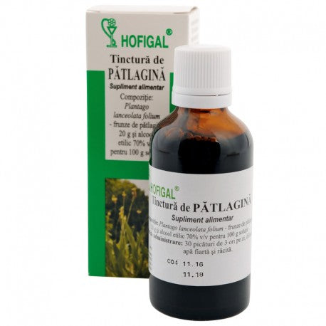 Tinctura de patlagina - 50 ml