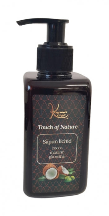 Sapun lichid cu cocos, masline si glicerina 300 ml - Touch of Nature