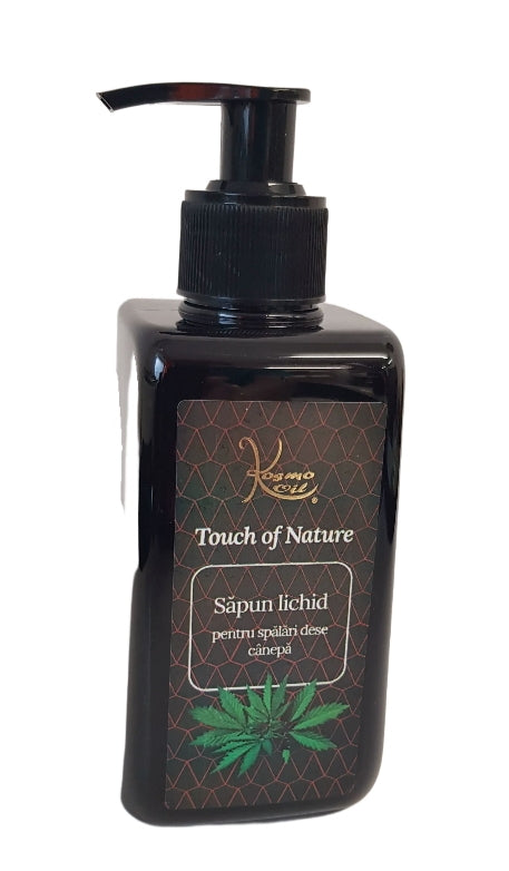 Sapun lichid pentru spalari dese cu canepa 300 ml - Touch of Nature