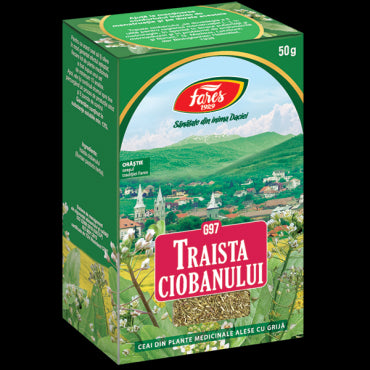 Traista ciobanului, iarbă, G97, ceai la pungă