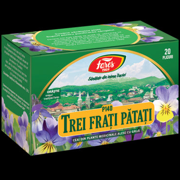 Trei frați pătați, iarbă, P140, ceai la plic