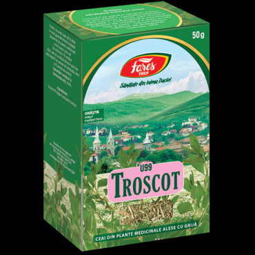 Troscot, iarbă, U99, ceai la pungă