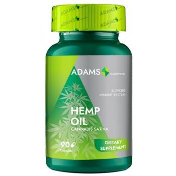 Ulei de Cânepă 1000mg, 90 cps – Adams Vision