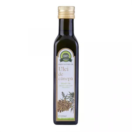 Ulei de canepa presat la rece pur nerafinat, 250 ml, Carmita Classic