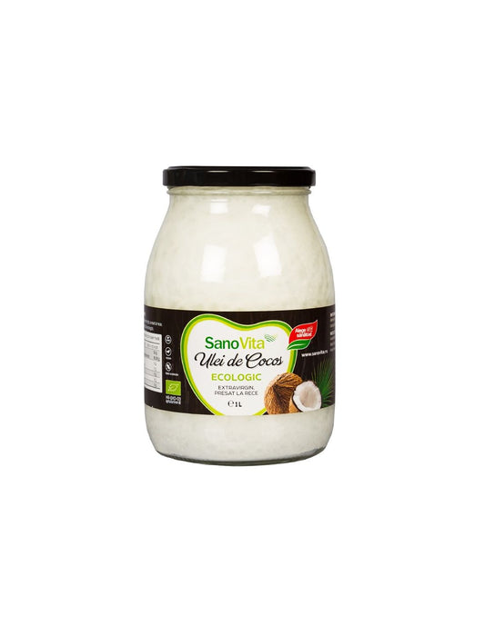 ULEI DE COCOS ECOLOGIC EXTRAVIRGIN, PRESAT LA RECE, 1 L