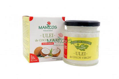 Ulei de cocos virgin certificat ecologic 175 ml