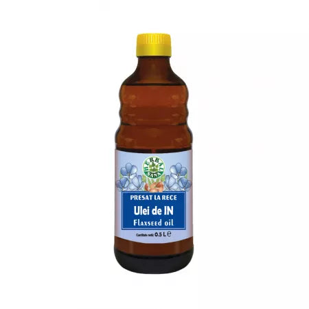 Ulei din in 500ml Herbal Sana – Presat la rece