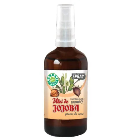 Ulei de Jojoba presat la rece spray, uz extern, 100 ml, Herbal Sana